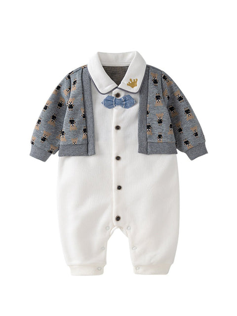 Autumn One Piece Romper For Baby Boy
