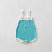 Baby Girl Flower Embroidered Graphic Contrast Bodysuit & Cardigan One Pieces Sets