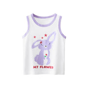 Baby Girl Rabbit Pattern Sleeveless Cotton Vest - Freeyouthzbandz