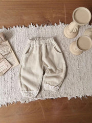 Autumn Arrival Kids Girls Soft Comfortable Corduroy Long Solid Color Pants - Freeyouthzbandz