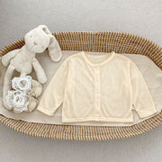 Summer Arrival Baby Girls Simple Long Sleeves Thin Knitted Top