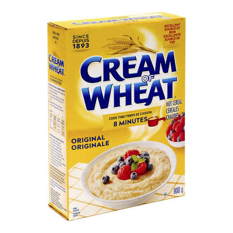 Cereal Cream Of Wheat - 12 x 800 g - Nabisco - Restaurant and Foodservice Ingredients - Canadian Distribution - Freeyouthzbandz