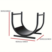 Fireplace Rack with Wood Storage - Freeyouthzbandz