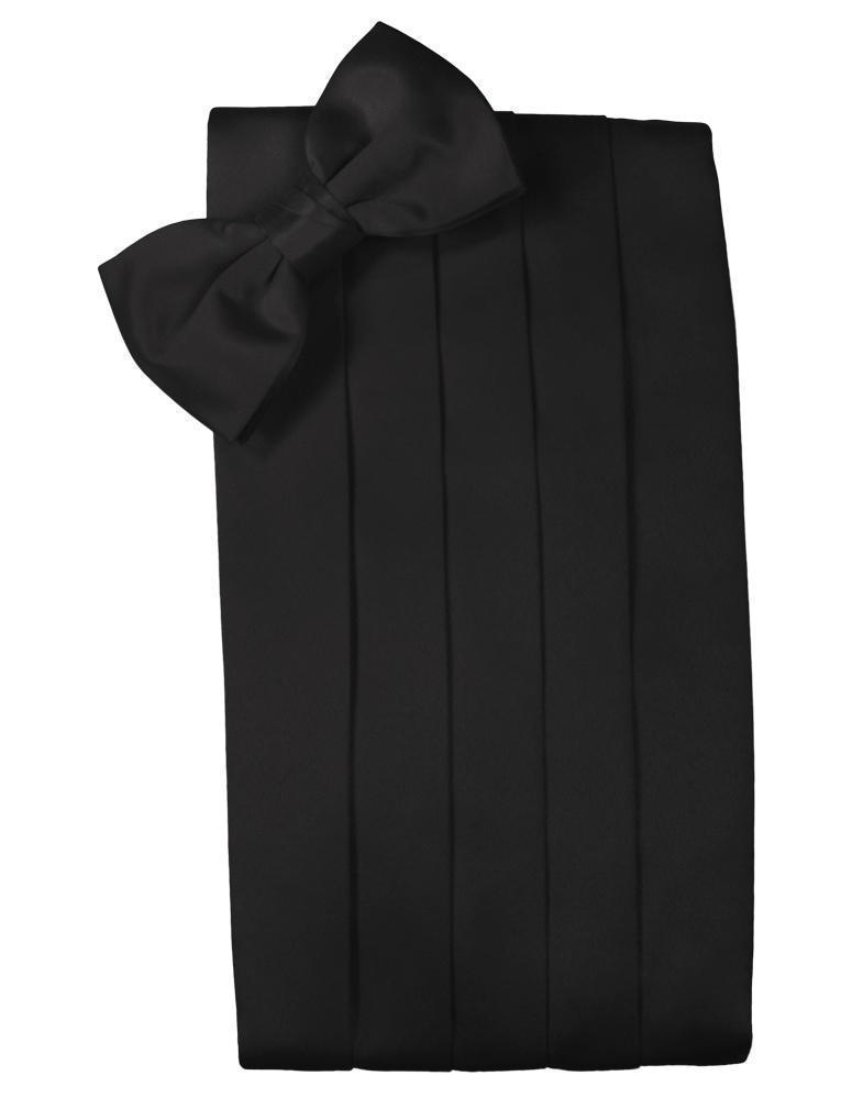 Set Luxury Satin Cummerbund & Bow Tie - Freeyouthzbandz