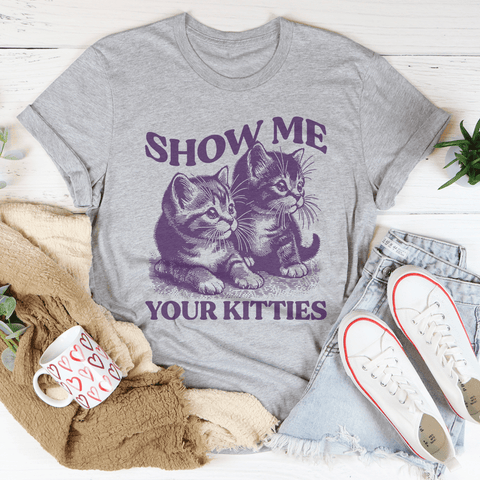 Show me your Kitties Tee - Freeyouthzbandz