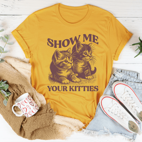 Show me your Kitties Tee - Freeyouthzbandz