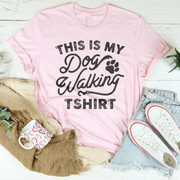 This Is My Dog Walking Tshirt Tee - Freeyouthzbandz