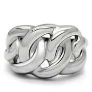 TK147 - High polished (no plating) Stainless Steel Ring with No Stone - Freeyouthzbandz