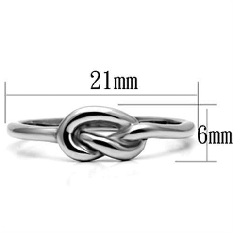 TK630 - High polished (no plating) Stainless Steel Ring with No Stone - Freeyouthzbandz