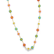 Enamel Multicolored Flower Earrings (H227)(E271)(I586)(L214A) - Freeyouthzbandz