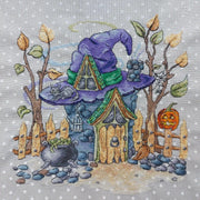 Witch House Halloween - PDF Cross Stitch Pattern - Freeyouthzbandz