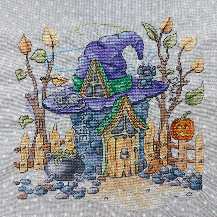 Witch House Halloween - PDF Cross Stitch Pattern - Freeyouthzbandz